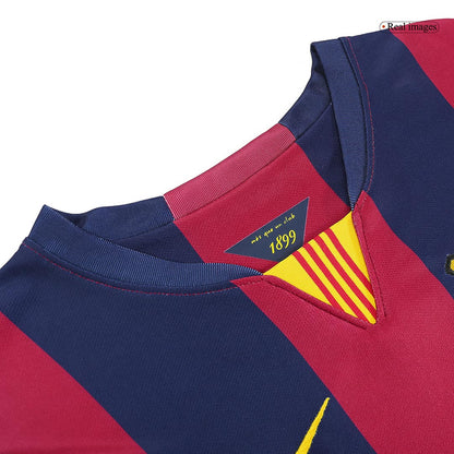 NEYMAR JR #11 Ρετρό φανέλα Barcelona για εντός έδρας ποδόσφαιρο 2014/15