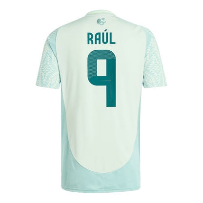 RAUL #9 Mexico Soccer Jersey Away Custom Shirt 2024