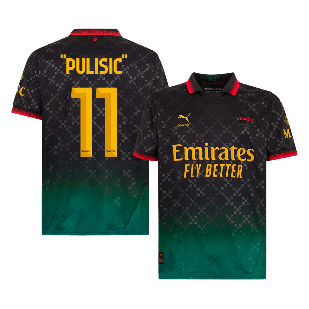 AC Milan PULISIC  #11 Fourth Away Soccer Jersey 2024/25