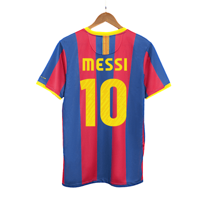 MESSI #10 Ρετρό φανέλα Barcelona για εντός έδρας ποδόσφαιρο 2010/11