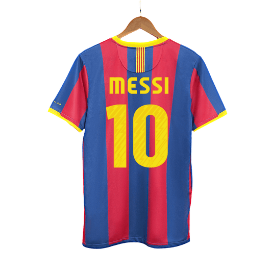 MESSI #10 Ρετρό φανέλα Barcelona για εντός έδρας ποδόσφαιρο 2010/11