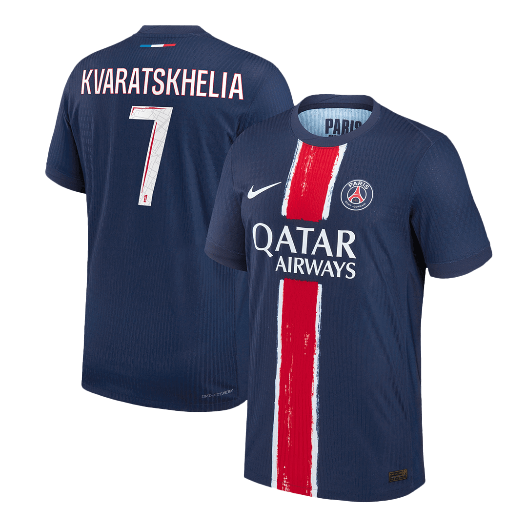Αυθεντική ποδοσφαιρική φανέλα KVARATSKHELIA #7 PSG Εντός έδρας 2024/25
