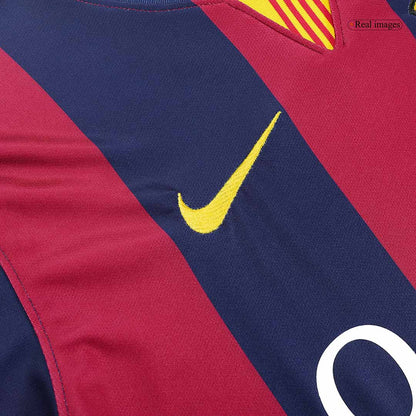 NEYMAR JR #11 Ρετρό φανέλα Barcelona για εντός έδρας ποδόσφαιρο 2014/15
