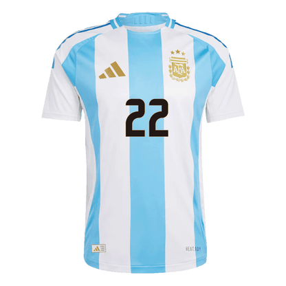 Αυθεντική φανέλα L.MARTÍNEZ #22 Soccer Jersey Argentina Home 2024