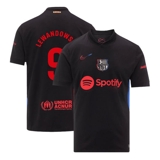 LEWANDOWSKI #9 Barcelona Away Soccer Jersey 2024/25