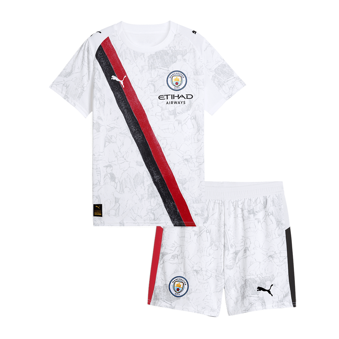 Manchester City Kids Soccer Jerseys Kit World Cup 2025/26