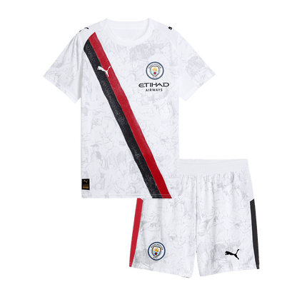 Manchester City Kids Soccer Jerseys Kit World Cup 2025/26
