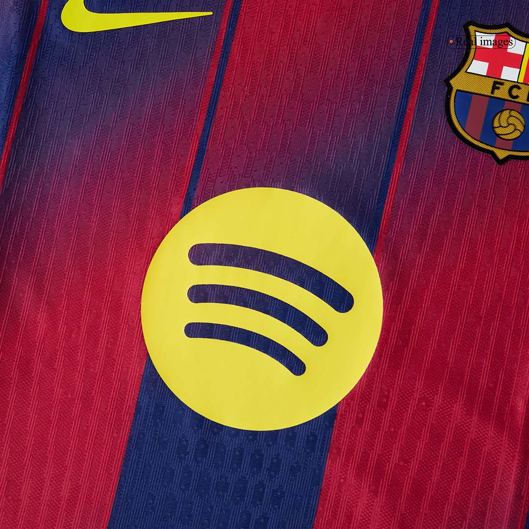 LEWANDOWSKI #9 Barcelona Home Authentic Soccer Jersey 2025/26 - UCL