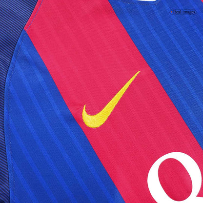 Retro 2016/17 Barcelona Home Soccer Jersey