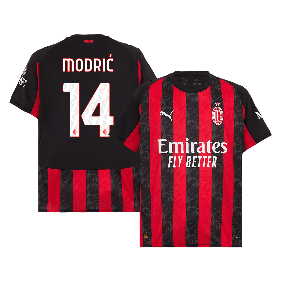MODRIĆ #14 Φανέλα AC Milan εντός έδρας ποδοσφαίρου 2025/26