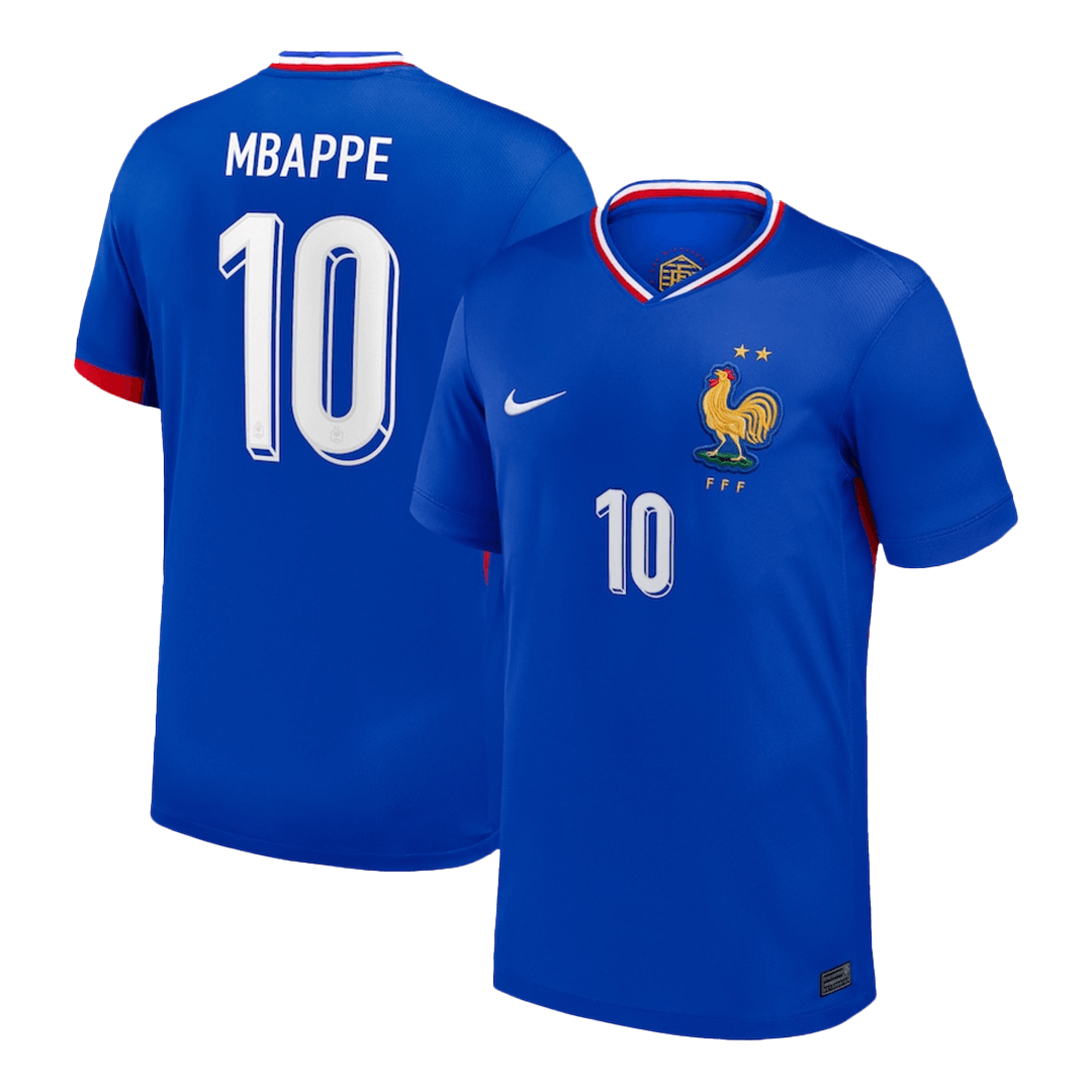 MBAPPÉ #10 Εντός Έδρας Προσαρμοσμένη Φανέλα Ποδοσφαίρου Γαλλίας 2024