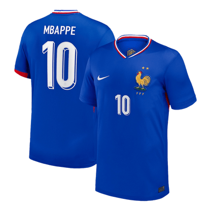 MBAPPÉ #10 Εντός Έδρας Προσαρμοσμένη Φανέλα Ποδοσφαίρου Γαλλίας 2024
