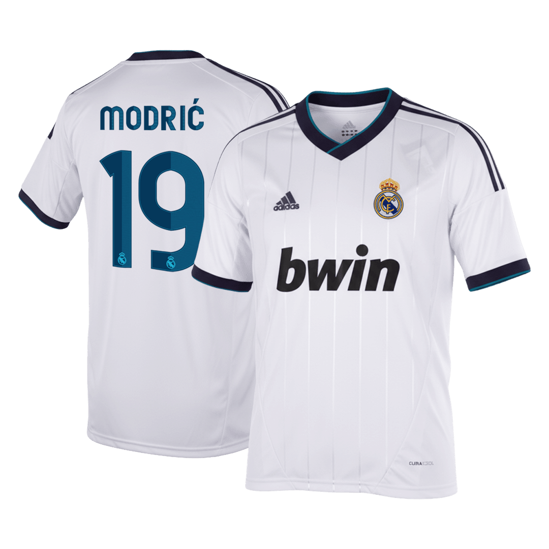 Ρεάλ Μαδρίτης Ρετρό φανέλα Εντός 2012/13 MODRIĆ #19