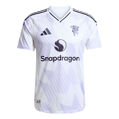 B.FERNANDES #8 Αυθεντική Φανέλα Ποδοσφαίρου Manchester United Εκτός έδρας 2025/26