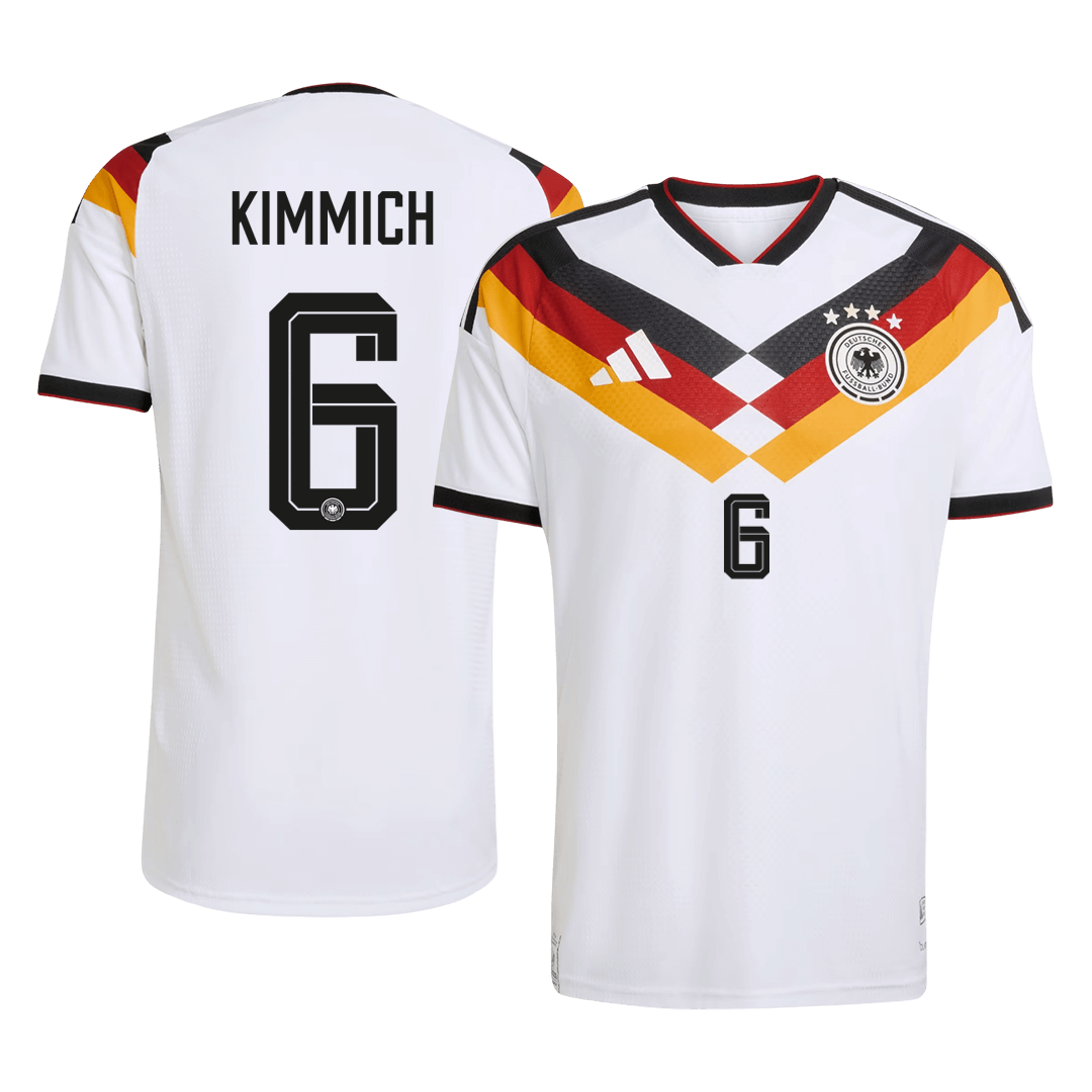Γερμανία KIMMICH #6 Αρχική Σελίδα Προσαρμοσμένη Έκδοση Παίκτη Φανέλα Ποδοσφαίρου Παγκόσμιο Κύπελλο 2026