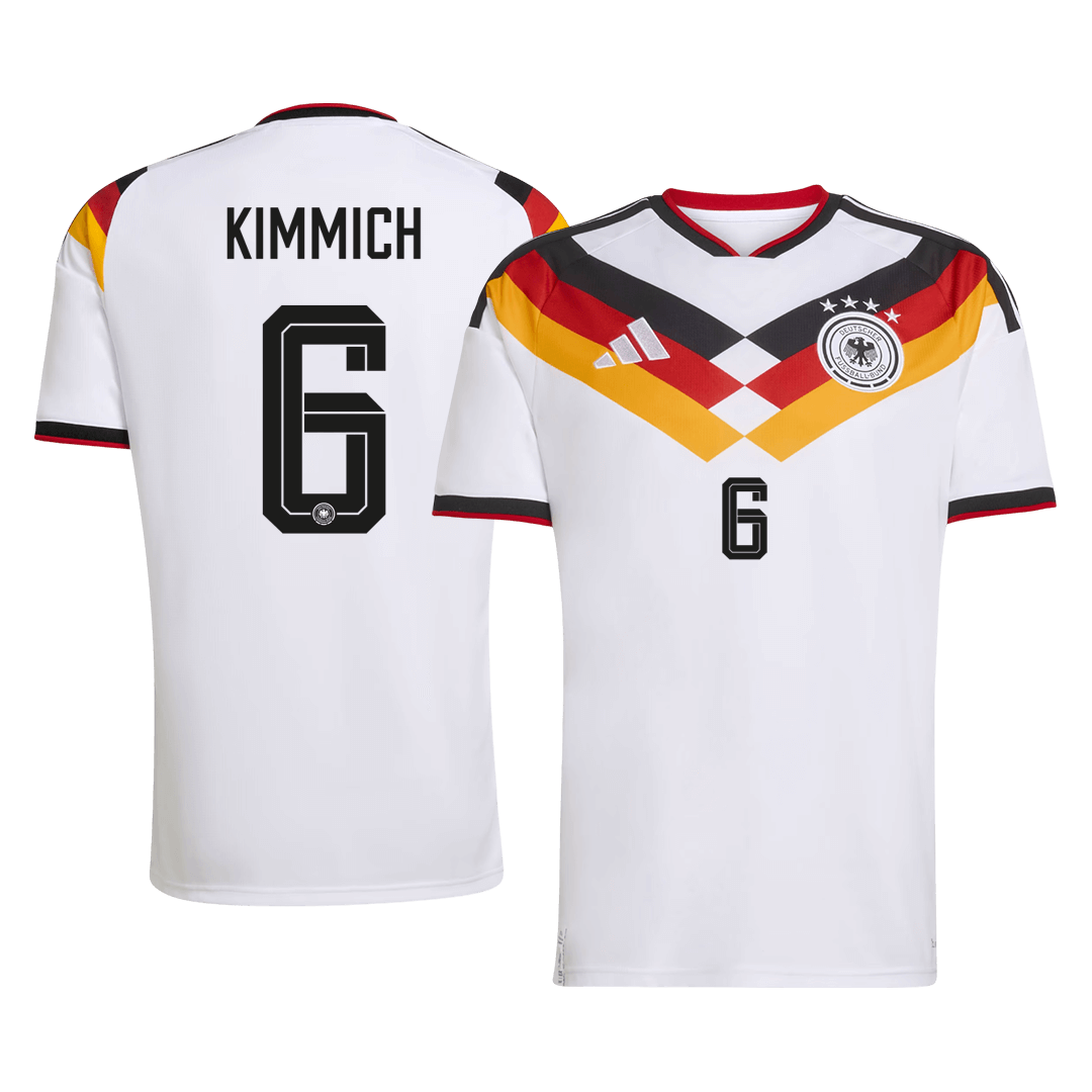 KIMMICH #6 Φανέλα ποδοσφαίρου Γερμανίας Αρχική σελίδα Προσαρμοσμένη φανέλα Παγκόσμιο Κύπελλο 2026