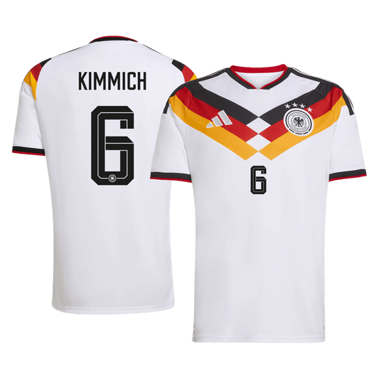 KIMMICH #6 Φανέλα ποδοσφαίρου Γερμανίας Αρχική σελίδα Προσαρμοσμένη φανέλα Παγκόσμιο Κύπελλο 2026