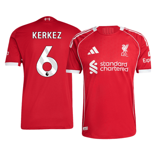 KERKEZ #6 Liverpool Αυθεντική Εντός Έδρας Φανέλα Ποδοσφαίρου 2025/26