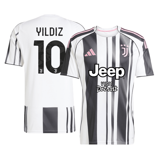 Μπανέλα ανδρών Juventus Jeep x Visit Detroit SponsorYILDIZ #10 εντός έδρας ποδοσφαίρου 2025/26