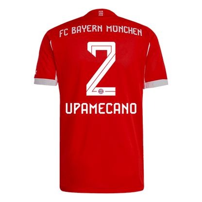 UPAMECANO #2 Bayern Munich Home Authentic Soccer Jersey 2025/26
