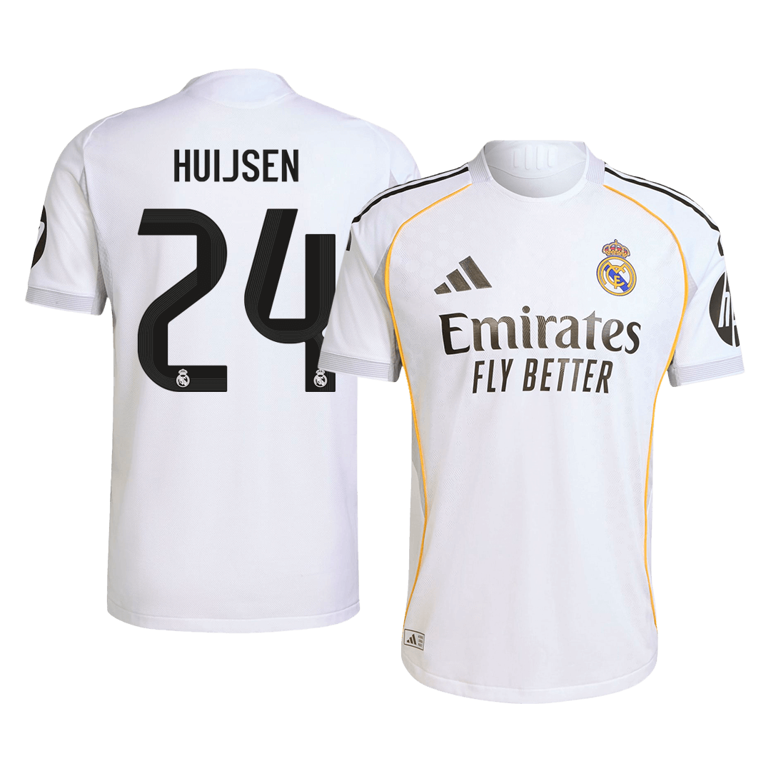 HUIJSEN #24 Αυθεντική ποδοσφαιρική φανέλα Ρεάλ Μαδρίτης εντός έδρας 2025/26