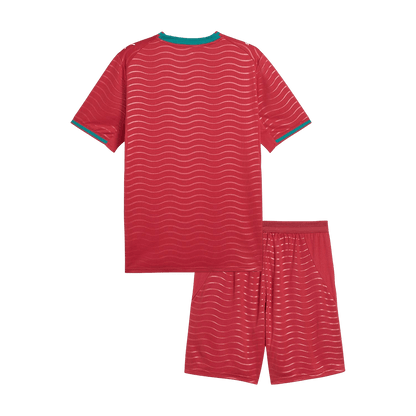 Portugal Home World Cup Kids Soccer Jerseys Kit 2026