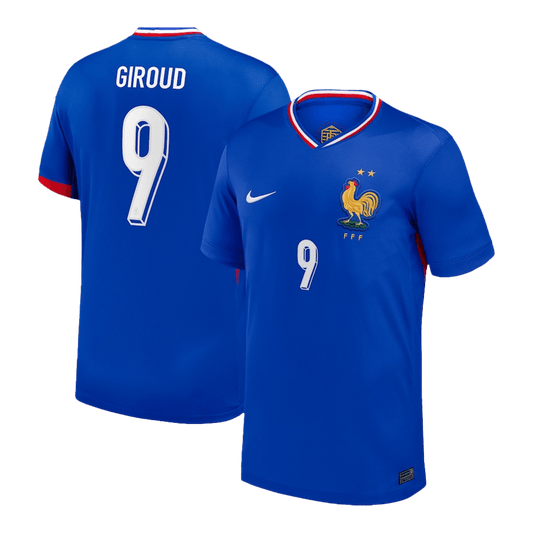 GIROUD #9 Εντός Έδρας Προσαρμοσμένη Φανέλα Ποδοσφαίρου Γαλλίας 2024