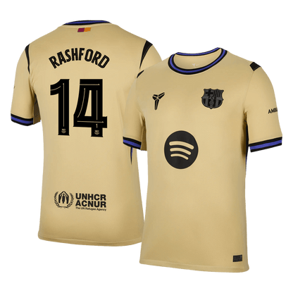 RASHFORD #14 Barcelona Away Soccer Jersey 2025/26 -UCL
