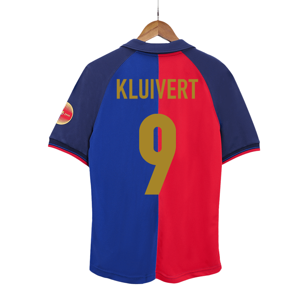 Μπαρτσελόνα Ρετρό φανέλα Εντός 1999/00 KLUIVERT #9