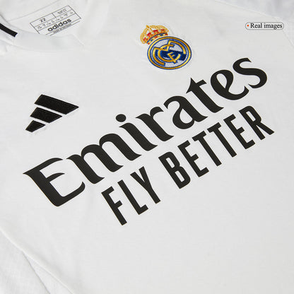 Kid's Real Madrid Home Soccer Jersey Kit (Shirt+Shorts)