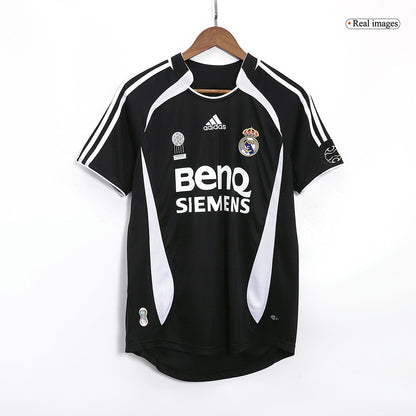 SERGIO RAMOS #4 Ρετρό φανέλα Ρεάλ Μαδρίτης Εκτός έδρας ποδοσφαιρική φανέλα 2006/07