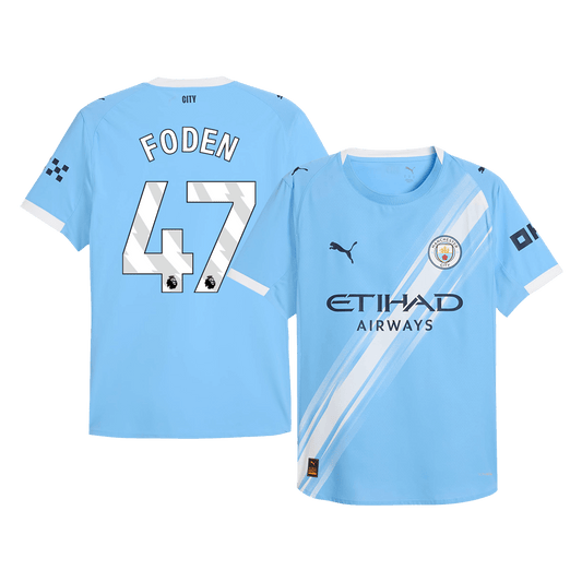 FODEN #47 Αυθεντική φανέλα ποδοσφαίρου Manchester City 2025/26 Μπλε