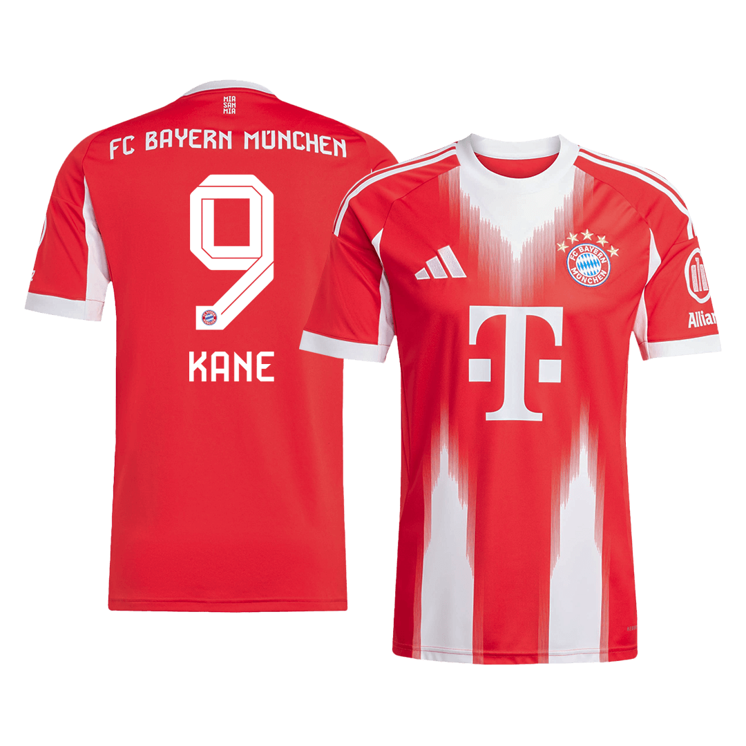 KANE #9 Μπάγερν Μονάχου Εντός έδρας Ποδοσφαιρική Φανέλα 2025/26