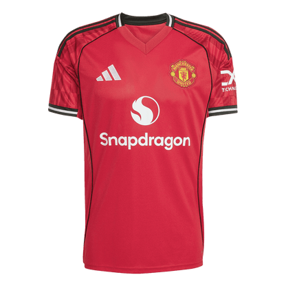 B.FERNANDES #8 Manchester United Home Soccer Jersey 2025/26
