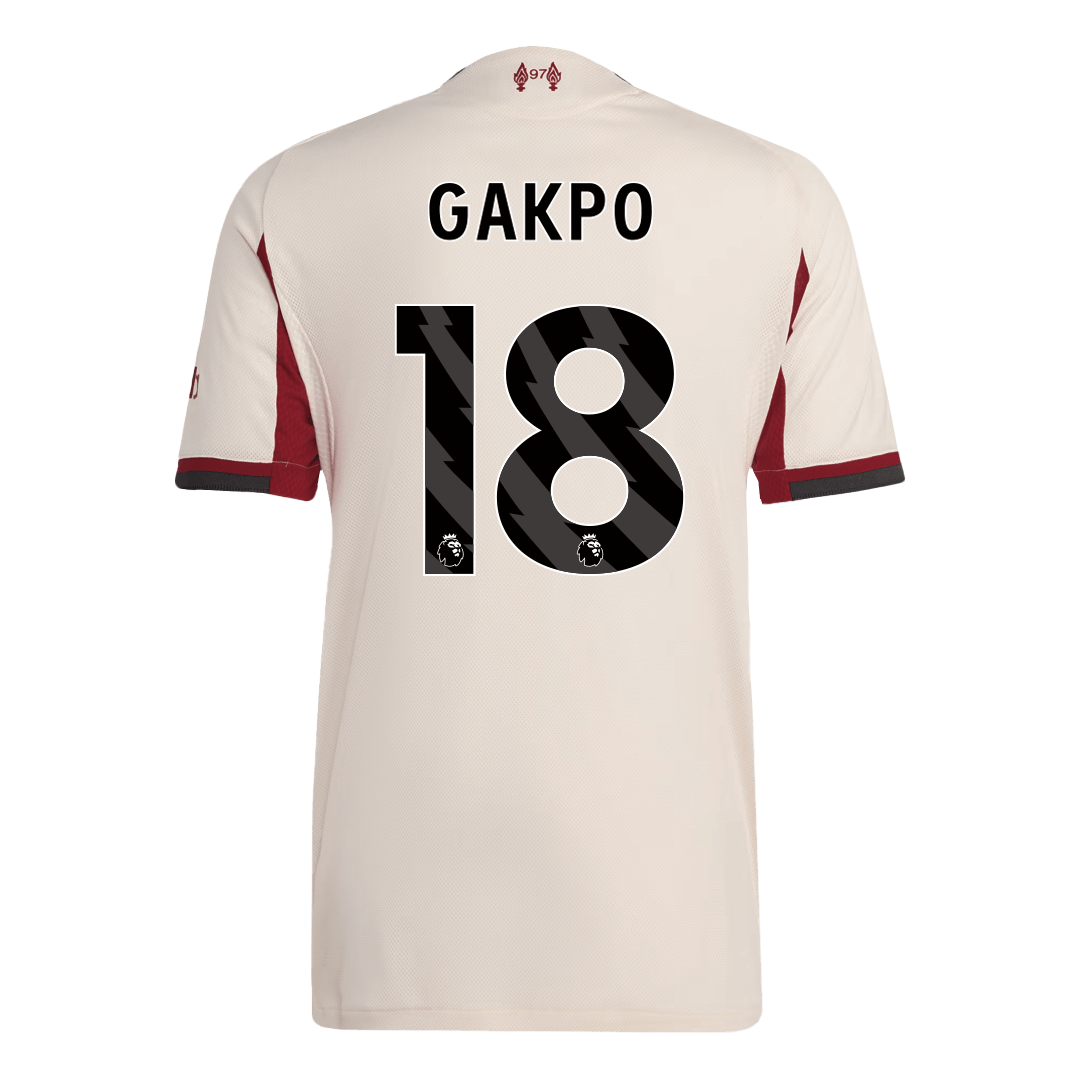 Λίβερπουλ φανέλα Εκτός 2025/26 GAKPO #18 - Match Version