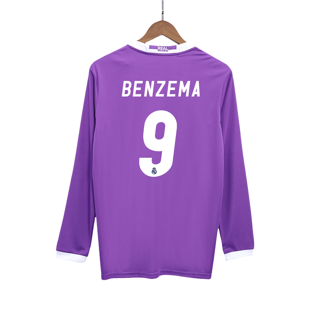 BENZEMA #9 Ρεάλ Μαδρίτης Ρεάλ Μαδρίτης Ρεάλ Μαδρίτης Εκτός έδρας Μακρυμάνικη Ποδοσφαιρική Μπλούζα 2016/17