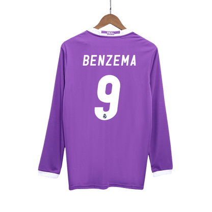 BENZEMA #9 Ρεάλ Μαδρίτης Ρεάλ Μαδρίτης Ρεάλ Μαδρίτης Εκτός έδρας Μακρυμάνικη Ποδοσφαιρική Μπλούζα 2016/17