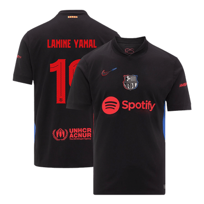 Barcelona LAMINE YAMAL #19 Soccer Jersey Away Custom Shirt 2024/25-UCL