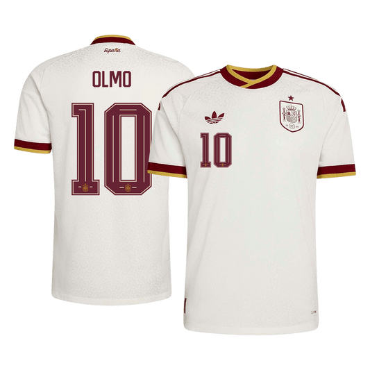 Ισπανία φανέλα Εκτός Παγκόσμιο Κύπελλο 2026 OLMO #10 - Match Version