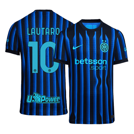 LAUTARO #10 Ίντερ Μίλαν Αυθεντική Φανέλα Ποδοσφαίρου Εντός Έδρας 2025/26