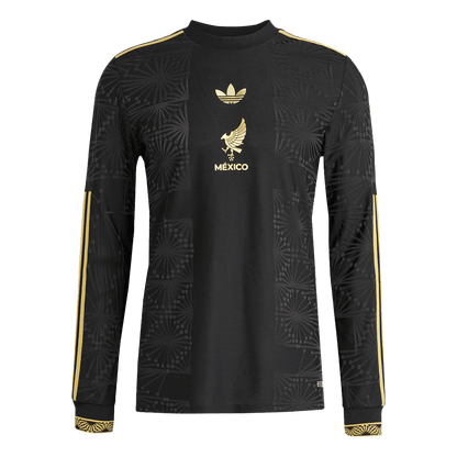 Authentic Mexico Long Sleeve Jersey - Gold Cup Third Away Football Shirt 2025