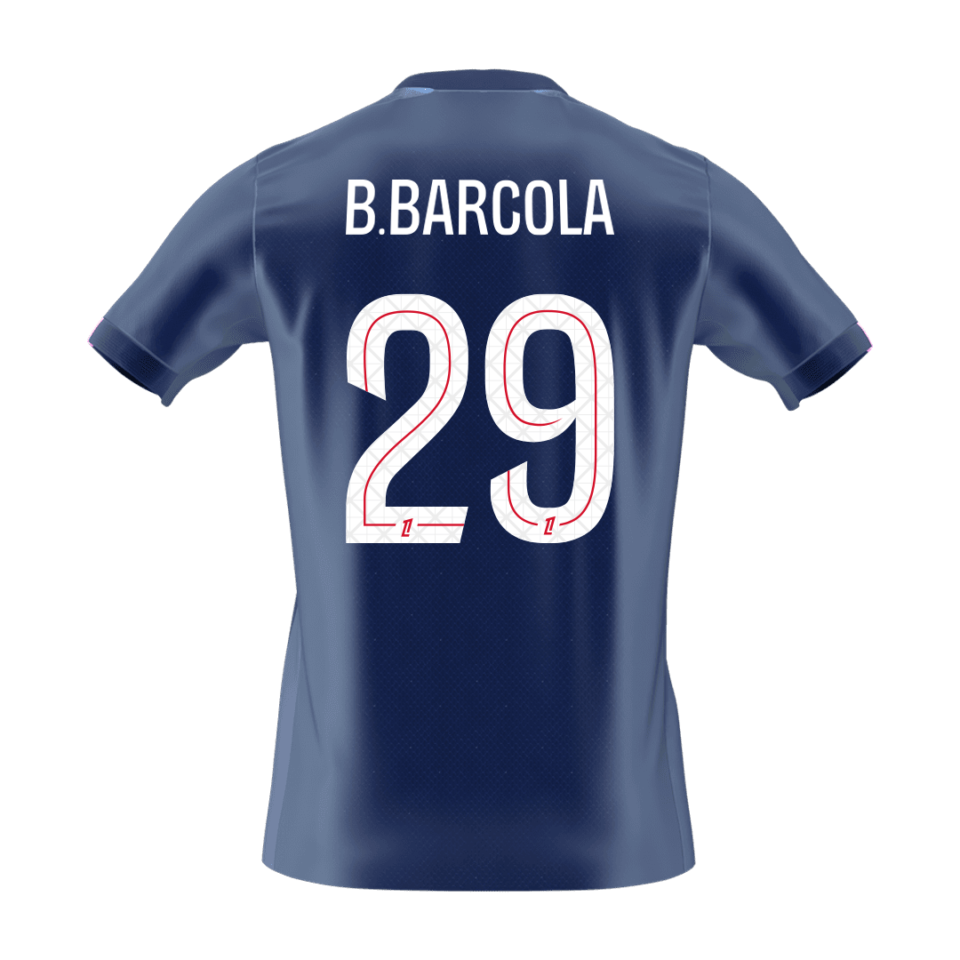 PSG φανέλα Εντός 2025/26 B.BARCOLA #29 - Premium