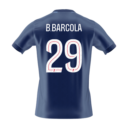 PSG φανέλα Εντός 2025/26 B.BARCOLA #29 - Premium