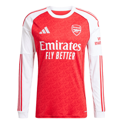 Arsenal Long Sleeve Jersey Home Football Shirt 2025/26