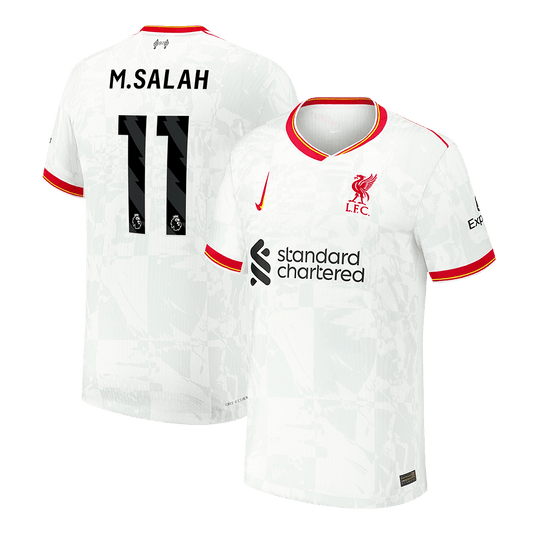 Αυθεντική ποδοσφαιρική φανέλα M.SALAH #11 Liverpool Third Away Shirt 2024/25