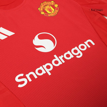 Αυθεντική φανέλα MOUNT #7 Soccer Jersey Manchester United 2024/25