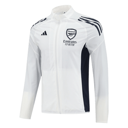 Arsenal Windbreaker Jacket 2025/26 - White