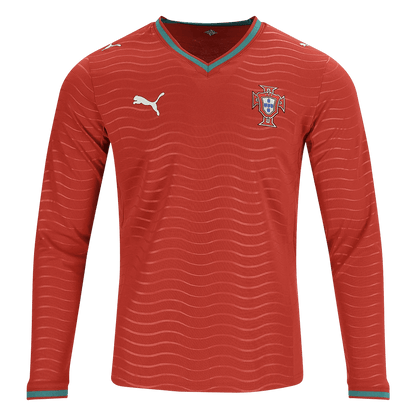 Portugal Home Long Sleeve Player Version Jersey World Cup 2026