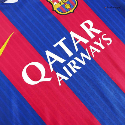 Μπαρτσελόνα Ρετρό φανέλα Εντός 2016/17 MESSI #10