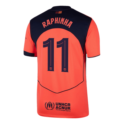 RAPHINHA #11 Barcelona Third Away Soccer Jersey 2025/26 -UCL